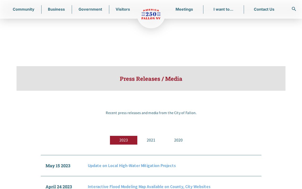 City of Fallon media page checked for same-day Churchill County arrest reports